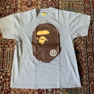 Grey bape shirt